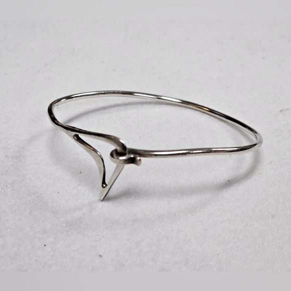 Vintage Mid-Century Atomic Style Metal Bracelet - Picture 3 of 11